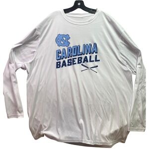 Carolina Baseball Shirt‎ Mens 3XL UNC Tar Heels Logo Spell Out Athleisure